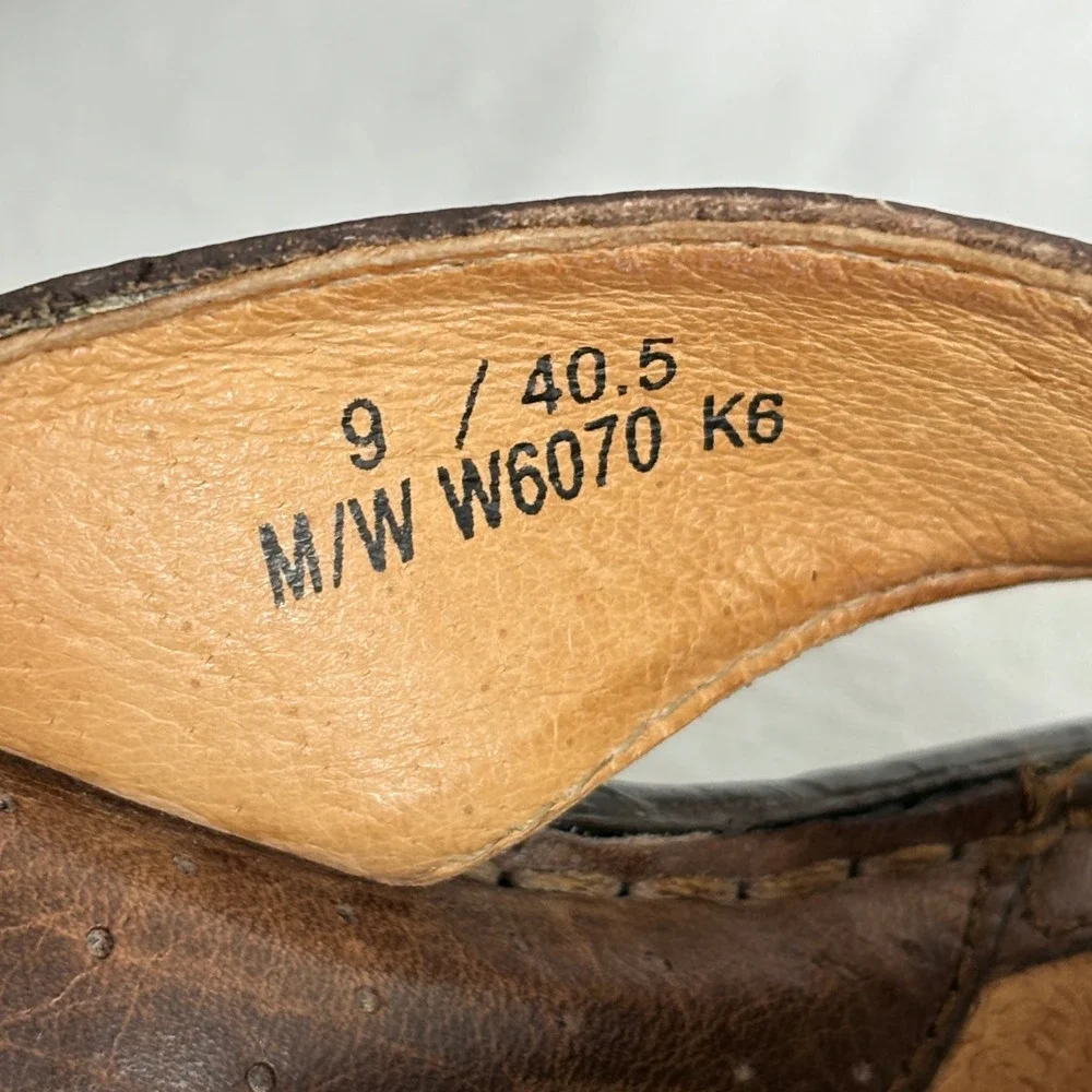Born brown leather